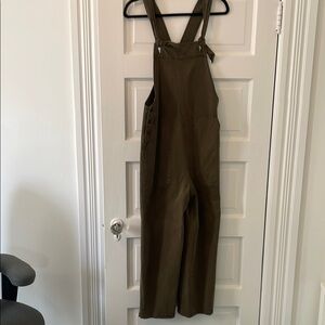 Olive Green Overalls